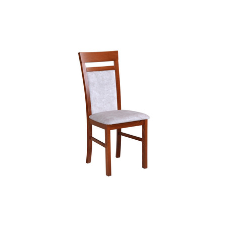 Jídelní židle MILANO 6 Bílá Tkanina 19 MIX-DREW