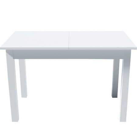 Rozkládací jídelni stůl KEVIN 120 cm - bílá TOP Nábytek