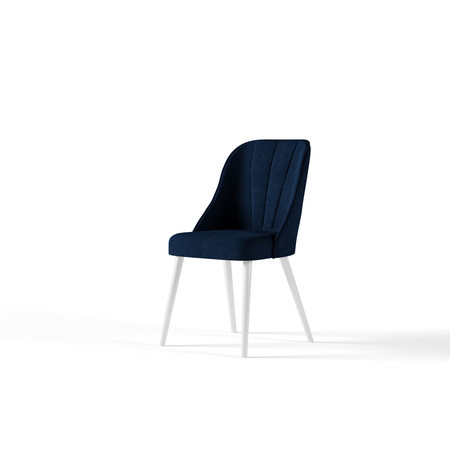 Židle Skandinavská Bílá Modrá Alpimeble
