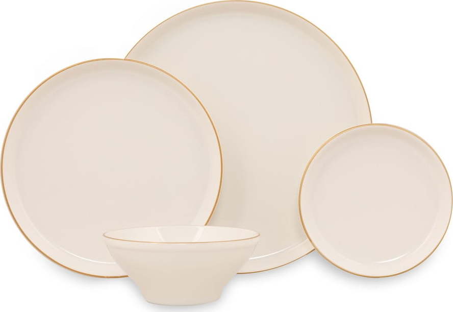 16dílná sada porcelánového nádobí Güral Porselen Basic Güral Porselen
