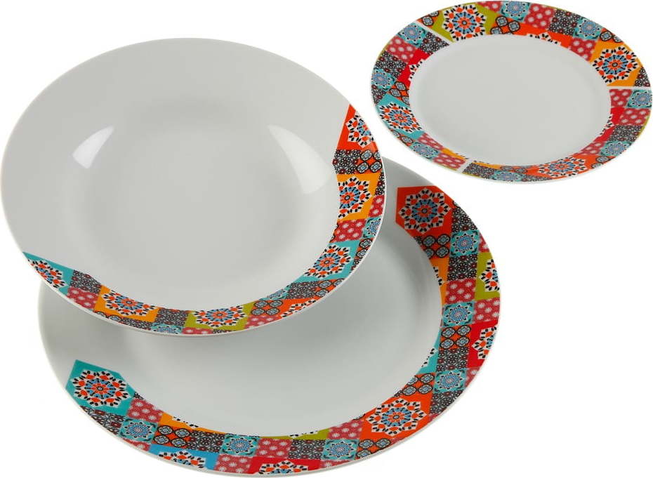 18dílná sada porcelánových talířů Versa Topkapi VERSA