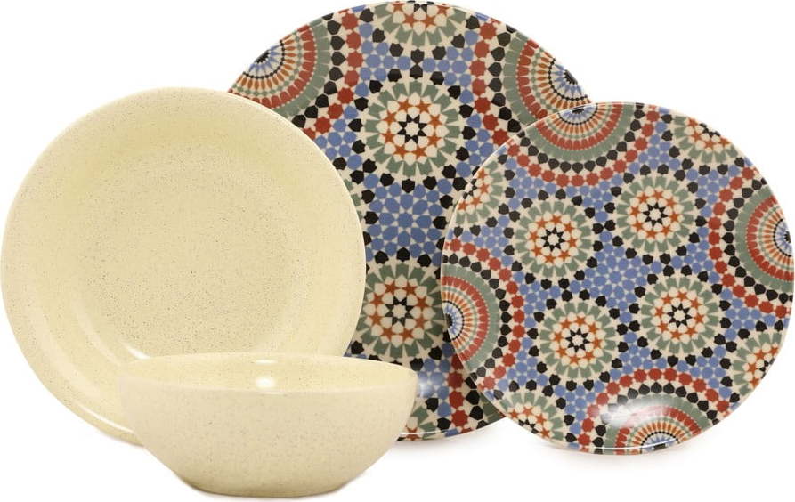 24dílná sada kameninového nádobí Kütahya Porselen Paint Kütahya Porselen