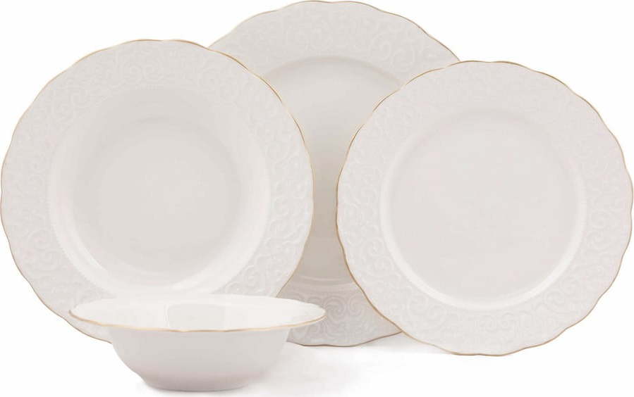 24dílná sada porcelánového nádobí Kutahya Simplicity Kütahya Porselen