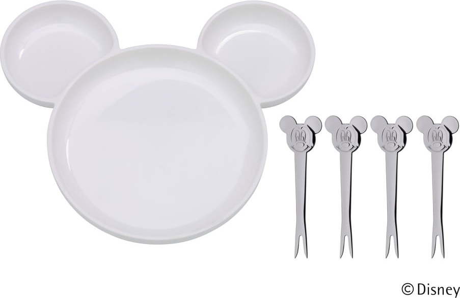 5dílný dětský jídelní set WMF Cromargan® Mickey Mouse WMF
