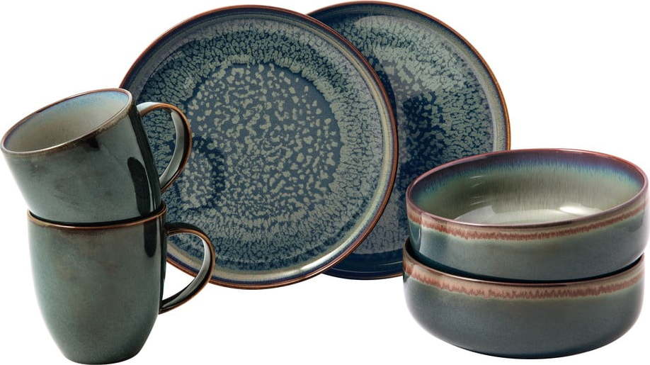 6dílná sada zeleného porcelánového nádobí Villeroy & Boch Like Crafted like | Villeroy & Boch