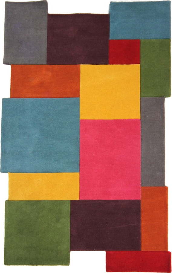 Barevný vlněný koberec Flair Rugs Collage
