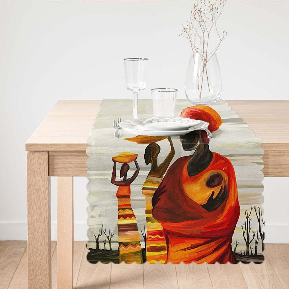 Běhoun na stůl Minimalist Cushion Covers African Design