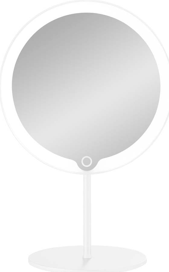 Bílé kosmetické zrcadlo s LED podsvícením Blomus Modo Blomus