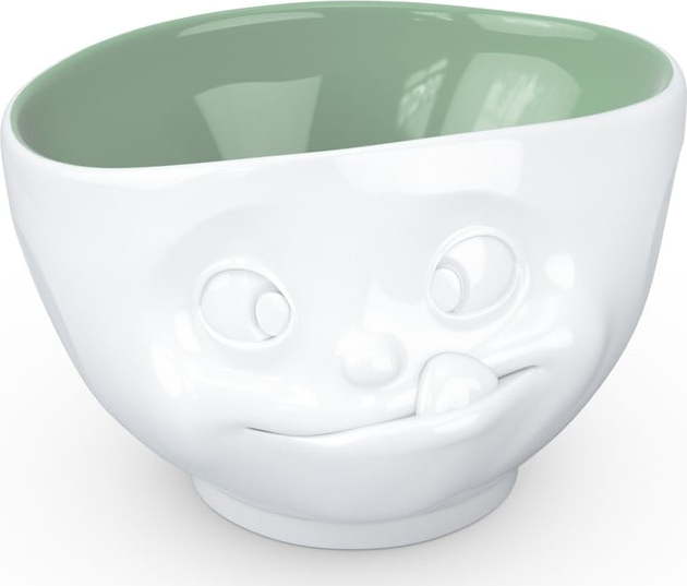 Bílo-zelená porcelánová mlsná miska 58products 58products