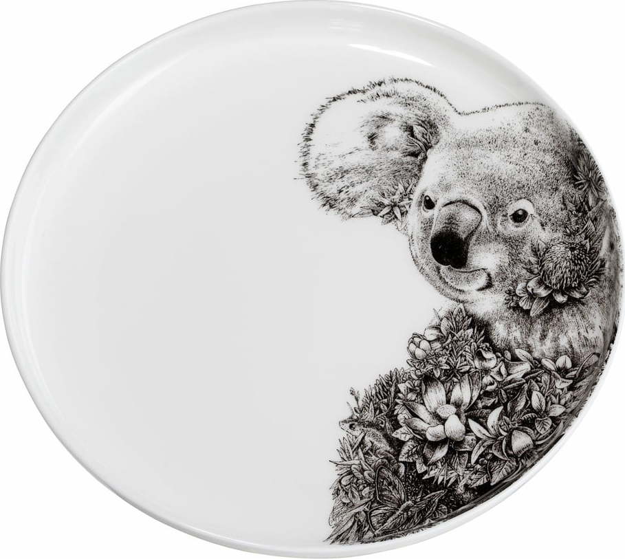 Bílý porcelánový talíř Maxwell & Williams Marini Ferlazzo Koala
