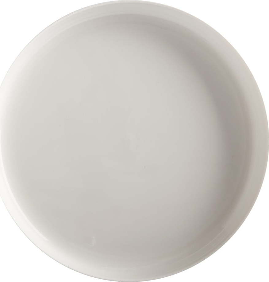 Bílý porcelánový talíř se zvýšeným okrajem Maxwell & Williams Basic