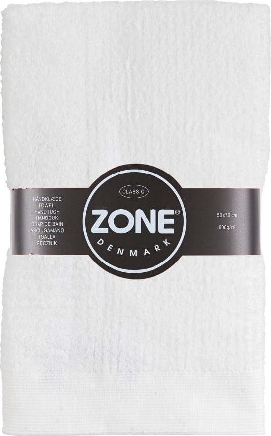Bílý ručník Zone Classic