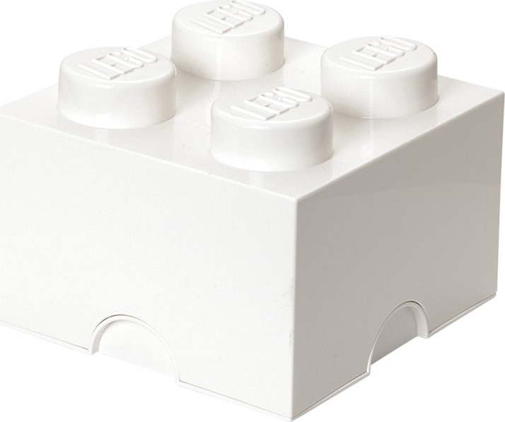 Bílý úložný box čtverec LEGO® LEGO
