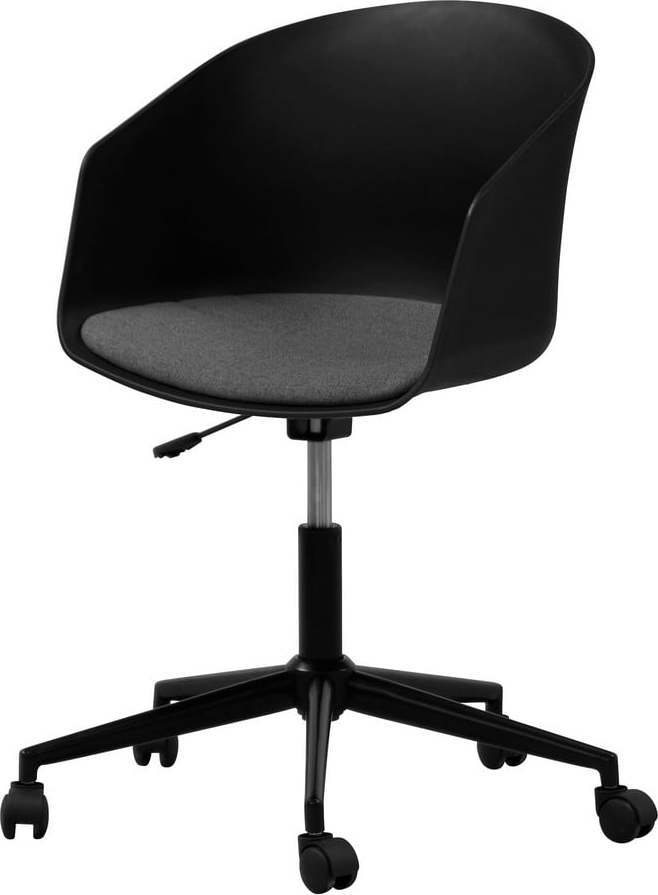 Černá kancelářská židle na kolečkách Interstil MOON Interstil
