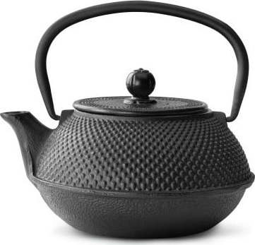 Černá litinová konvice se sítkem na sypaný čaj Bredemeijer Jang