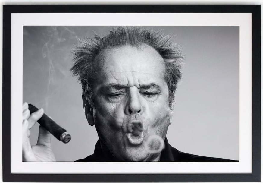 Černobílý plakát Little Nice Things Jack Nicholson