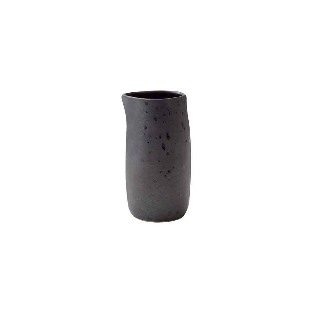Černý kameninový džbánek na mléko Bitz Basics Black