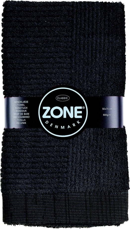 Černý ručník Zone Classic