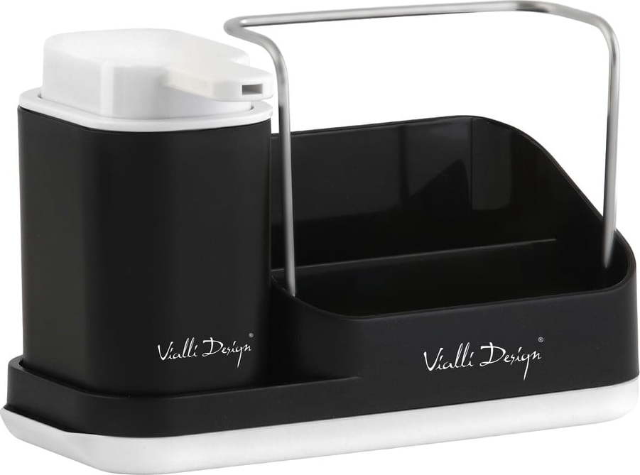 Černý set na mytí nádobí Vialli Design Vialli Design
