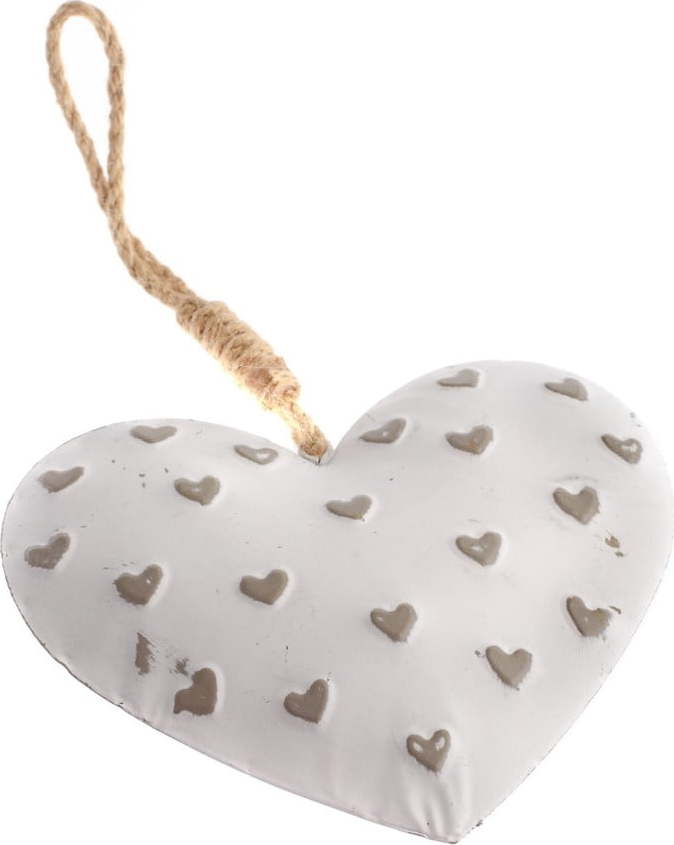 Dekorativní kovové závěsné srdce Dakls Easter Heart Dakls