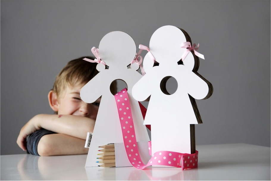 Dekorativní panenky k domalování Unlimited Design Duo Unlimited Design for kids