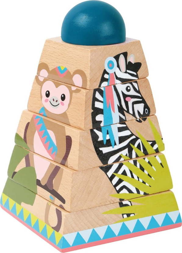 Dětské dřevěné 3D puzzle Legler Jungle Legler