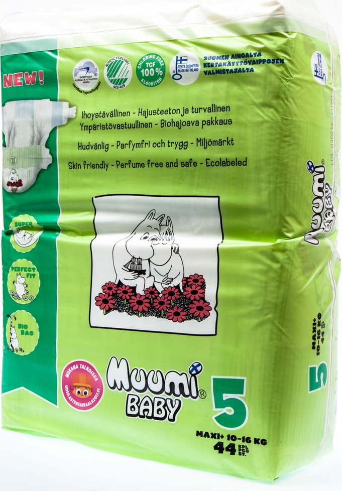 Dětské plenky Muumi Baby Maxi