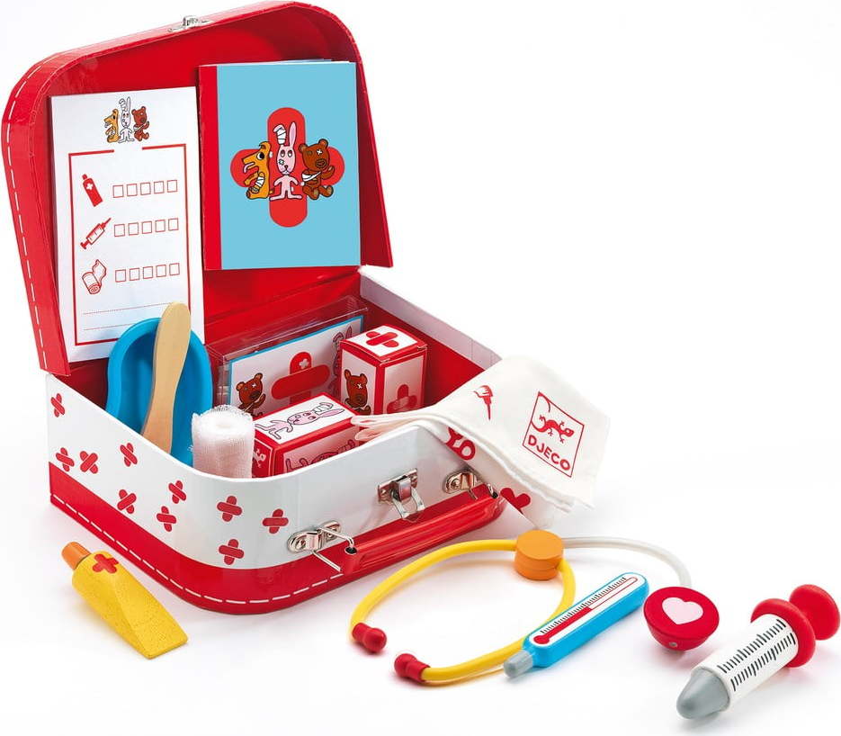Dětský hrací doktorský kufřík s příslušenstvím Djeco DJECO