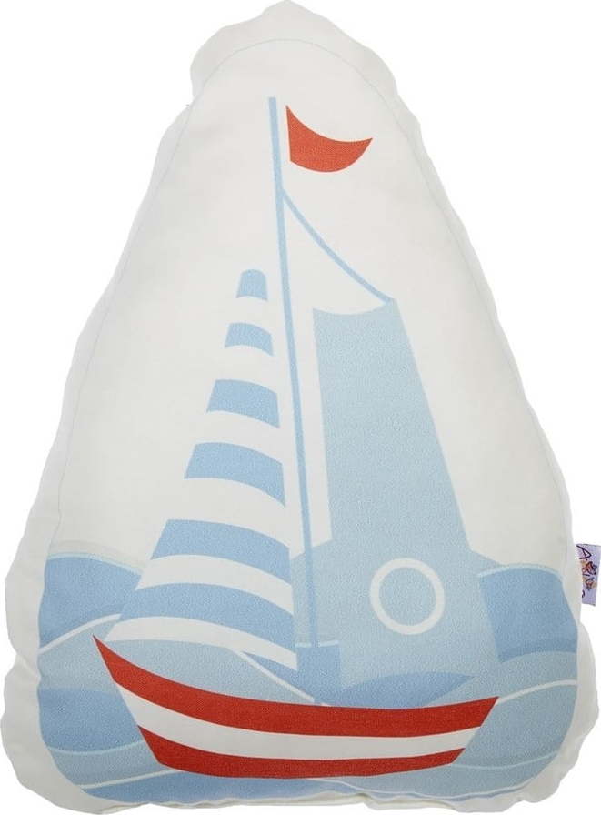 Dětský polštářek s příměsí bavlny Mike & Co. NEW YORK Pillow Toy Boat