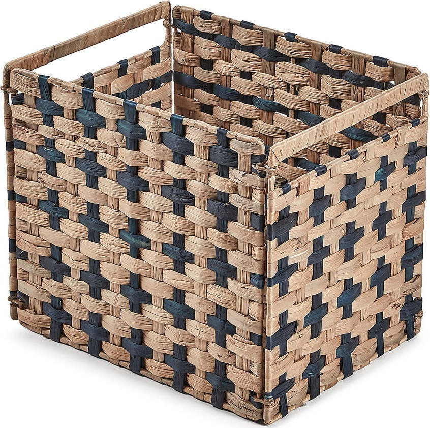 Hnědý košík Kave Home Woody