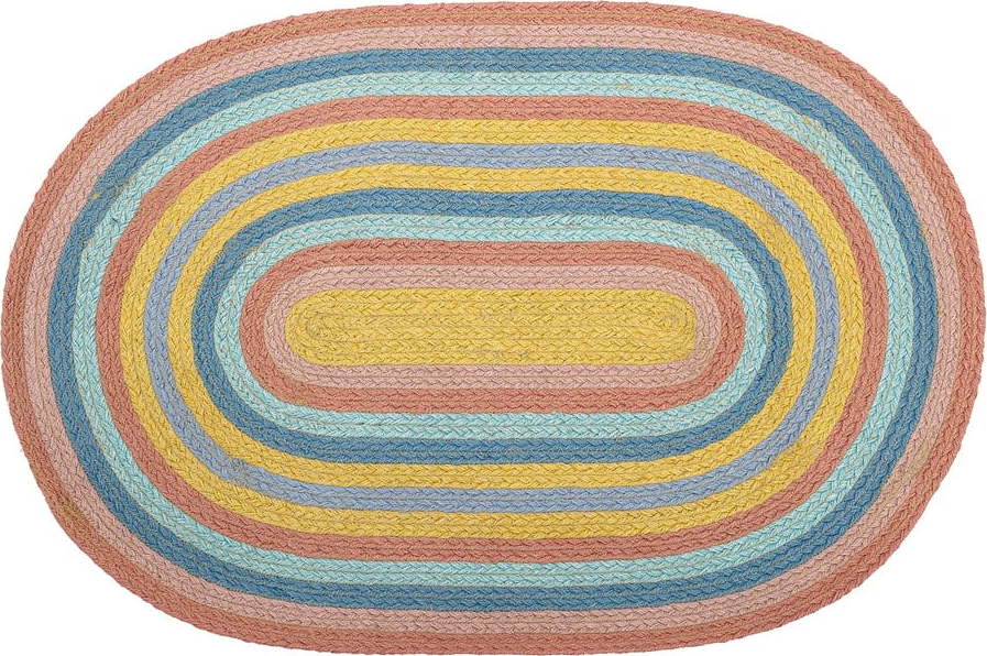 Jutový koberec Bloomingville Mini Rainbow