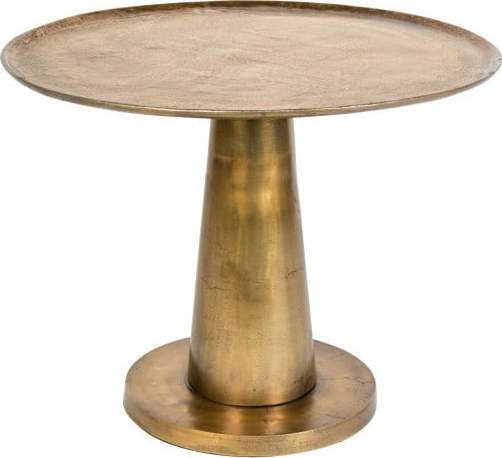 Kovový odkládací stolek ve zlaté barvě Dutchbone Brute