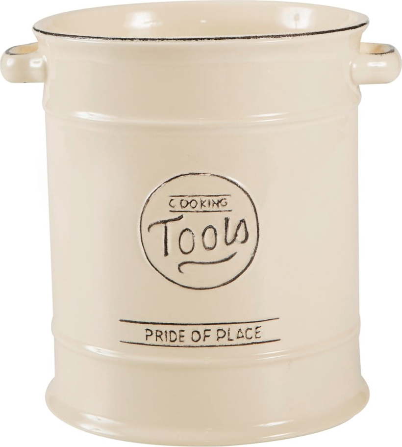 Krémová keramická dóza na kuchyňské náčiní T&G Woodware Pride Of Place T&G Woodware