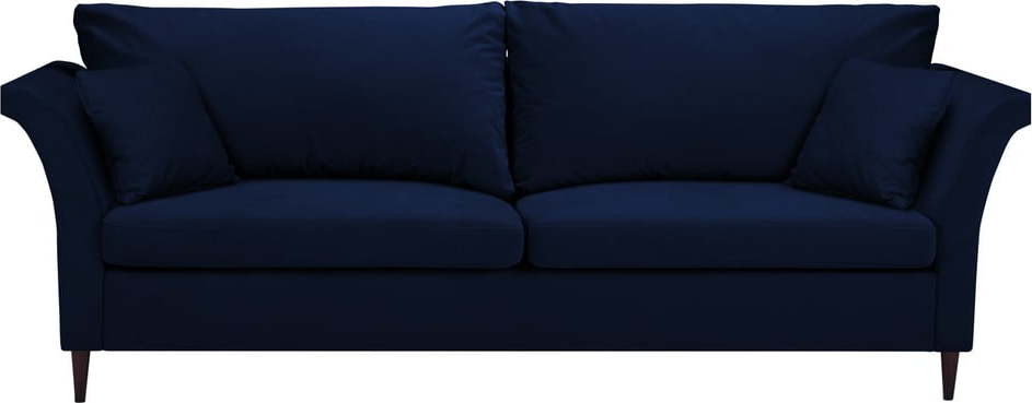 Modrá rozkládací pohovka s úložným prostorem Mazzini Sofas Pivoine Mazzini Sofas