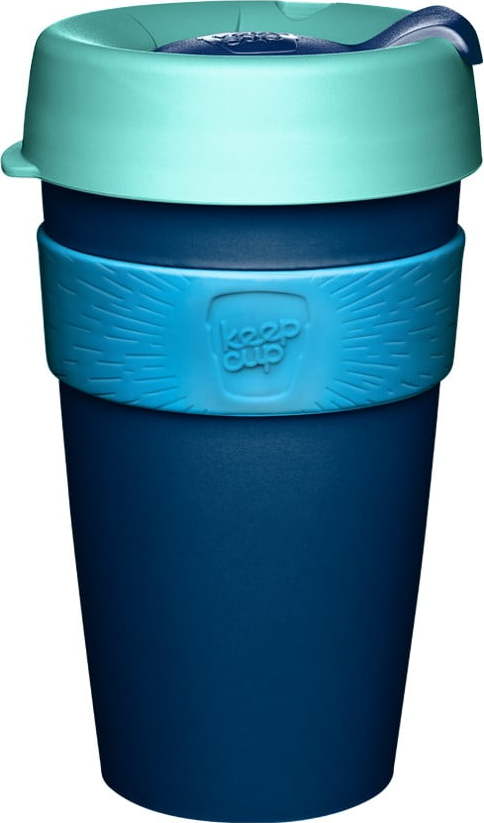 Modrý cestovní hrnek s víčkem KeepCup Australis