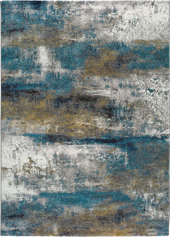 Modrý koberec Universal Kalia Abstract