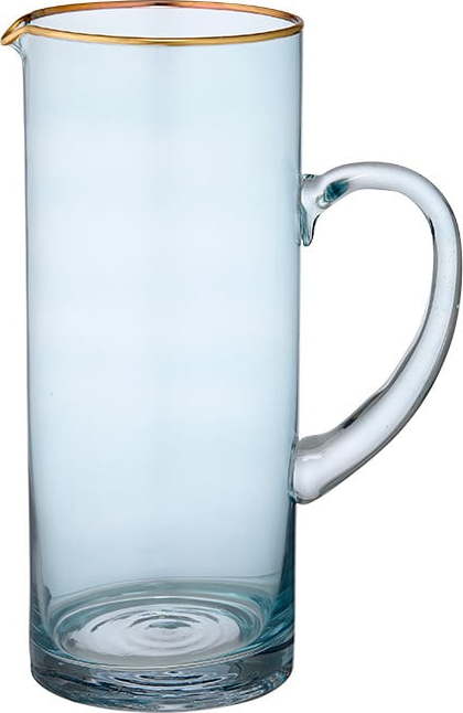 Modrý skleněný džbán Ladelle Chloe