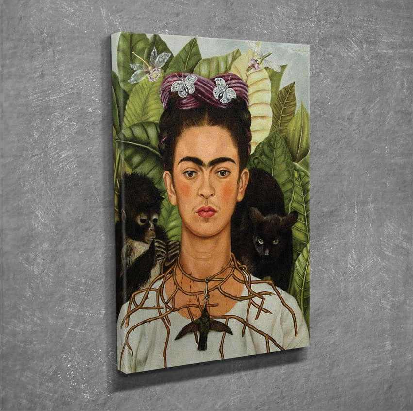 Nástěnná reprodukce na plátně Frida Kahlo