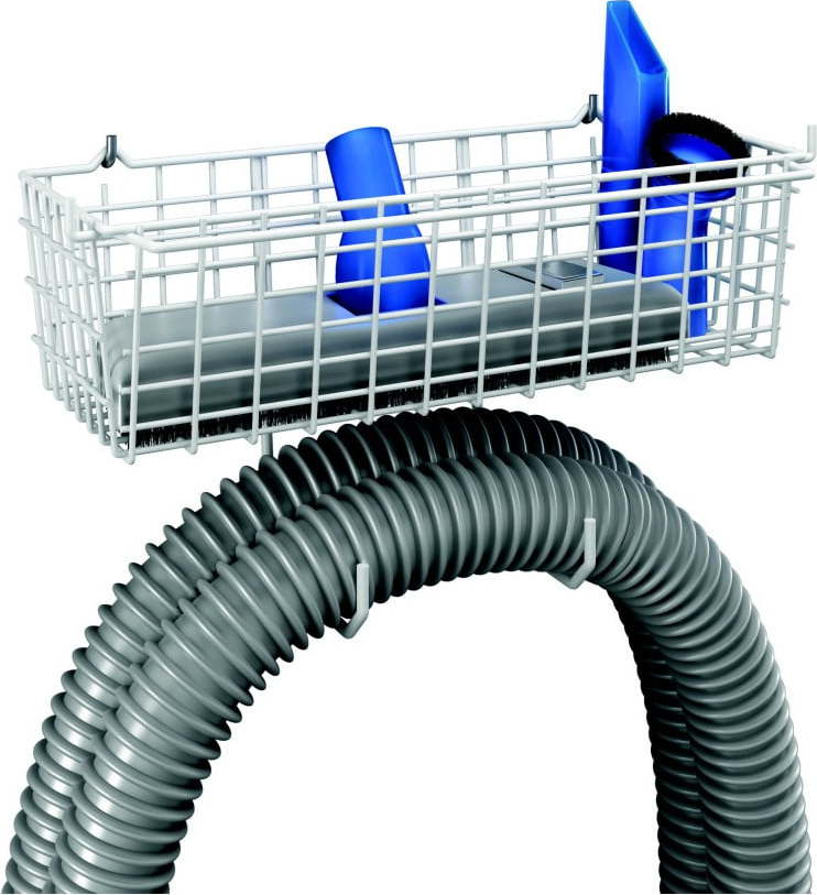Nástěnný držák na hadice s odkládacím prostorem Metaltex Metaltex