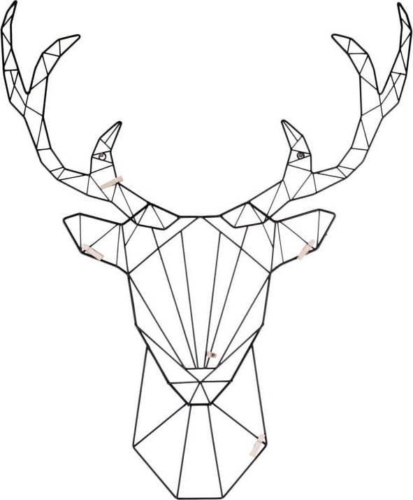Nástěnný vešák ve tvaru jelena Leitmotiv Leitmotiv