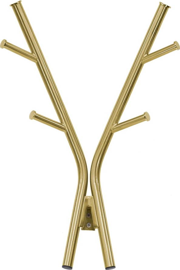 Nástěnný věšák ve zlaté barvě Leitmotiv Deer Leitmotiv