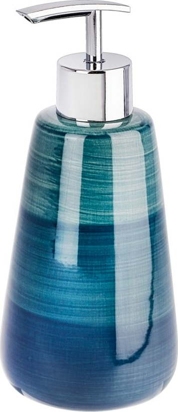 Petrolejově modrý dávkovač na mýdlo Wenko Pottery WENKO