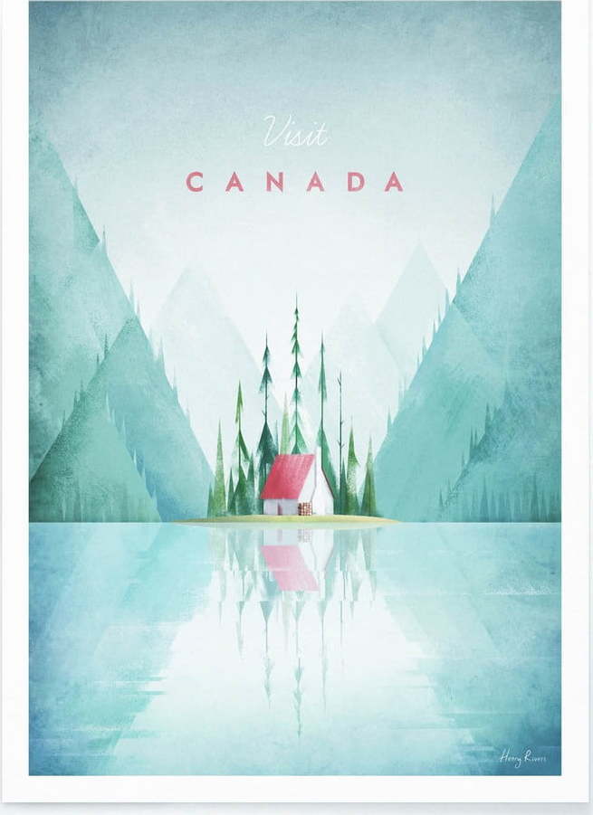 Plakát Travelposter Canada