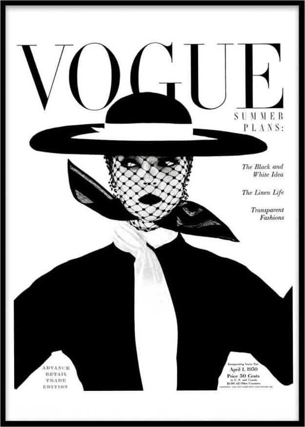 Plakát v rámu Piacenza Art Vogue