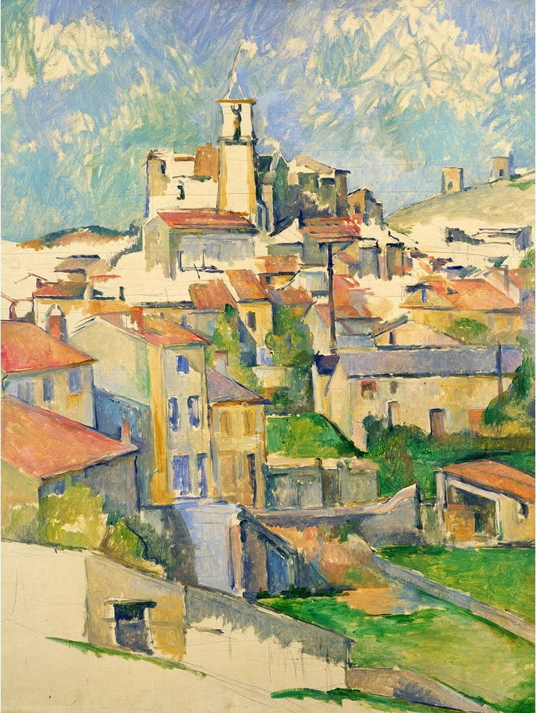 Reprodukce obrazu Paul Cézanne - Gardanne