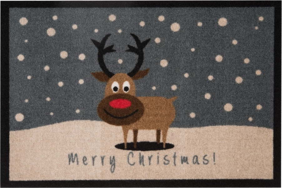 Rohožka Hanse Home Merry Christmas Reindeer
