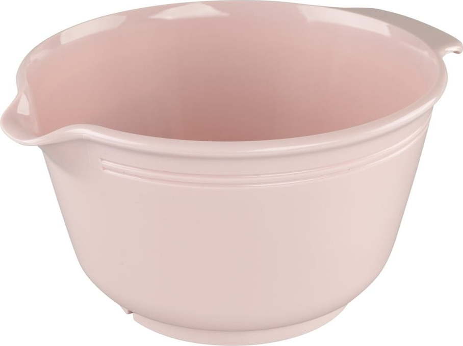 Růžová mísa s výlevkou Dr. Oetker