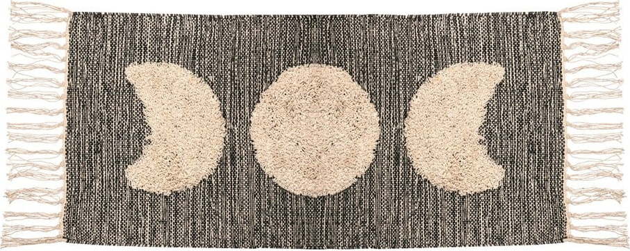 Růžovo šedý koberec s příměsí bavlny Sass & Belle Moon Phases