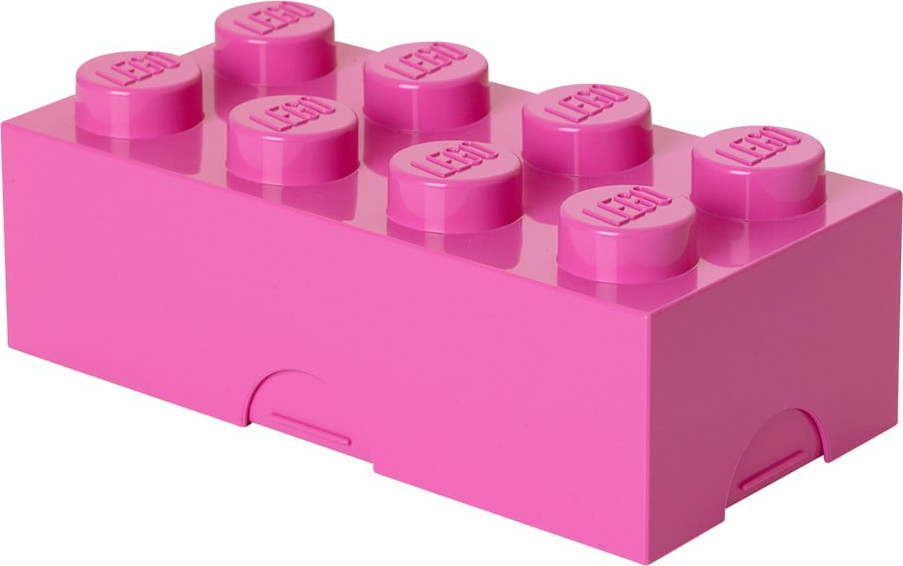 Růžový svačinový box LEGO® LEGO