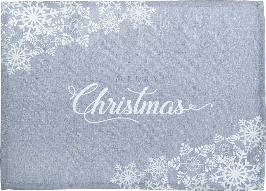 Sada 2 šedých prostírání s vánočním motivem Mike & Co. NEW YORK Honey Christmas